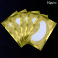 50pairs/pack Hydrating Eye Tip Stickers Wraps Eye Care Pad New Paper Patches Under Eye Pads Lash Under Eye Gel Patches