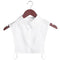 Women Cotton Lace Fake Collar Blouse Vintage Detachable Collar Women&