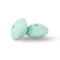 30pcs Silicone Lentil Beads BPA Free Food Grade Rodent DIY Charms Newborn Nursing Accessory Teething Necklace 12mm Abacus Bead