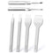 Leather Hole Punches 1+2+4+6 Prong DIY Diamond Lacing Stitching Chisel Set U/V Shaped Groover Leather Edge Beveler Skiving Tools