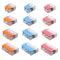 Wire Connector 25/50 / 100PCS Orange Mini Quick Connector Universal Compact Wire Connector Plug-in Wire Terminal Home Connector
