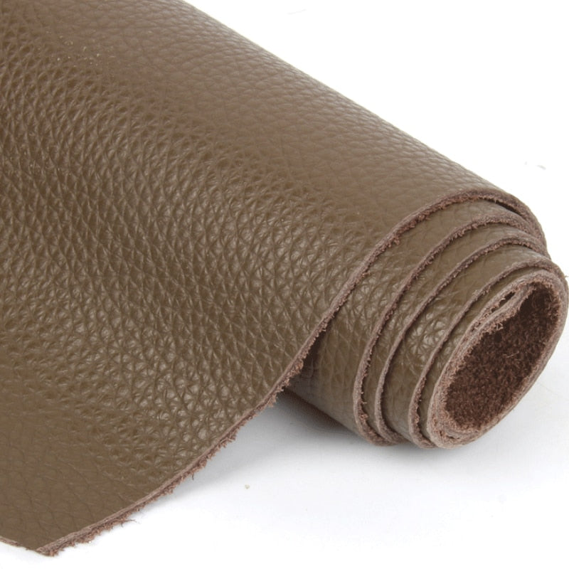 leather Vegetable Tanned Cowhide Material Fabric Piece, Genuine Leather Wallet handbag shoes DIY Leathercraft Accessories
