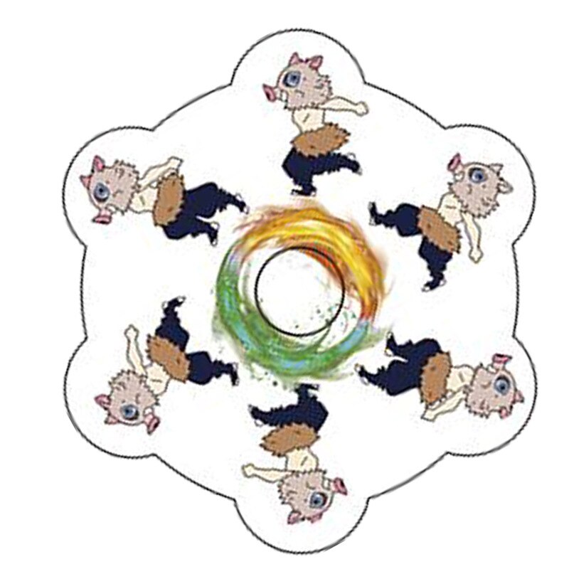 Whirling Running Animation Fidget Spinner Gyro Cartoon Anime Running Dynamic Hand Spinner for Children Adult Stress Relief Toys