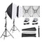 Photo Studio Softbox 50*70cm Diffuser 4 in 1 Socket E27 Lamp Holder 2M Light Stand Tripod Photo Studio Kit for Photography Video