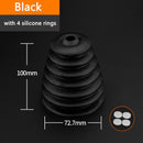 Electric Drill Dust Cover Rubber Impact Hammer Drill Dust Collector Dustproof Device Power Tool Accessories With 4 Rubber Band