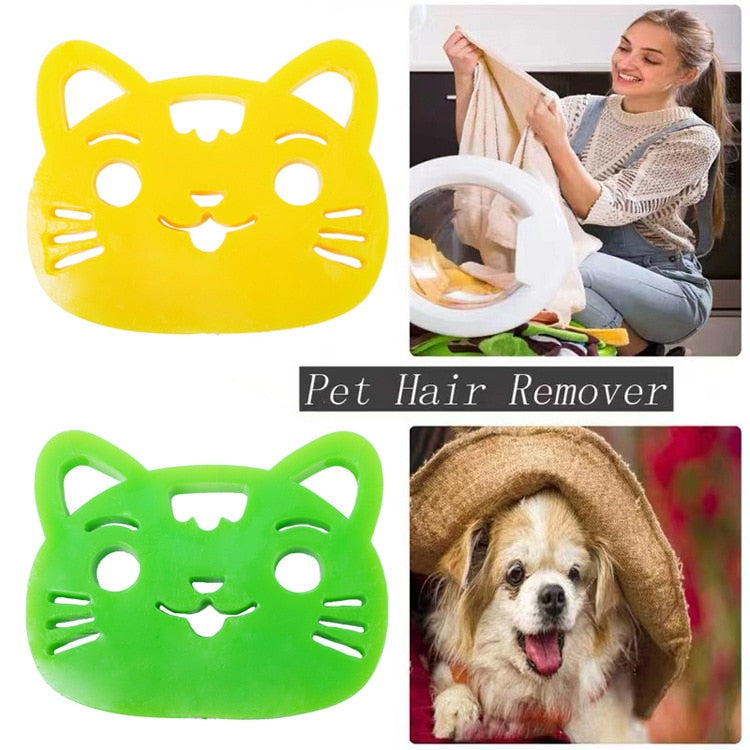 Fur Zapper Pet Hair Remover Silicone Brush Sofa Car Washing Machine Reusable Laundry Fur Catcher Cleaning Products Accessories