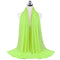 Muslim new Bubble Chiffon Hijab Scarf Women Solid Color Soft Long Shawls and Wraps Georgette Islamic Head Scarves Ladies Hijabs
