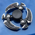 Anime Game Weapon Fidget Spinner Colorful Metal Zinc Alloy Ninja Shuriken Darts Hand Spinner Smooth Electroplate Fidget Gryo Toy