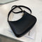 2022 New Women&#39;s Fashion Handbags Retro Solid Color PU Leather Shoulder Underarm Bag Casual Women Hobos Handbags