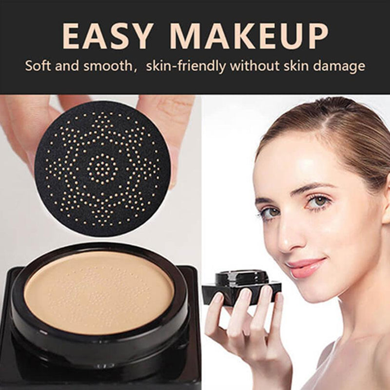 BB Cream Air Cushion Face Foundation Mushroom Head Concealer Whitening Base Makeup Cosmetic Waterproof Brighten Dropshipping