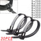 30PCS reusable self-locking plastic nylon cable ties, fixed nylon cable ties and detachable zipper cable ties, binding straps