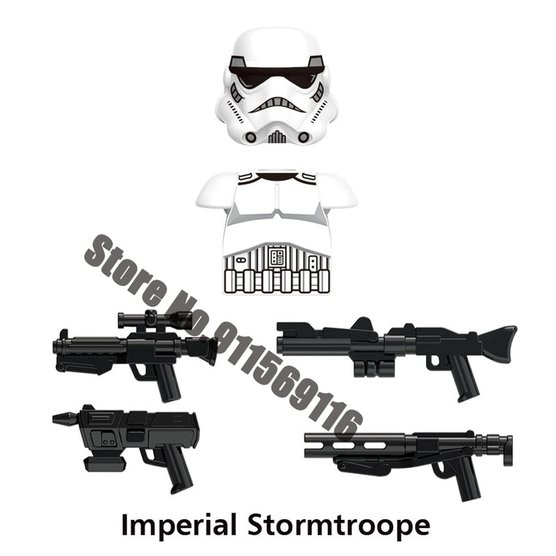 DISNEY ARC Clone Troopers Building Blocks LUKE Skywalker Mandalorians Boba Fett Palpatine Yoda R2D2 Bricks Action Figures Toys