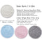 Reusable Bamboo Makeup Remover Pads 12pcs Washable Rounds Cleansing Facial Cotton Make Up Removal Pads Tool