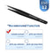 NAGARAKU Eyelash Extension Tweezers False Eyelashes Makeup Stainless Steel Professional Tweezer 3D Accurate Pincet
