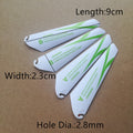 4pcs AB 9CM spare blades Fans Props for r/c mini helicopter rotor rc CH002 CH023  Drone Copter Toys Spare Parts Accessories