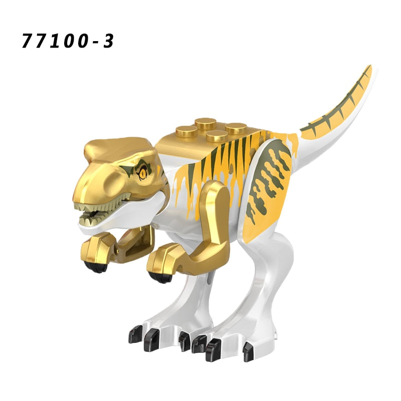 Jurassic Dinosaur Park Indominus Rex DIY Blocks Dinosaurs Tyrannosaurus Rex Tiny Models Building Block Kid Toys Animals Set Gift