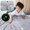 Magical Luminous Kids Blanket Soft Fluffy Flannel Star Moon Blanket Home Rug Children Bedding Fluorescent Quilt Christmas Gift