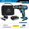2 Speed Cordless Impact Drill 21V Electric Screwdriver Home Mini 1500 Mah 18650 Lithium Battery Wireless Rechargeable Hand Drill