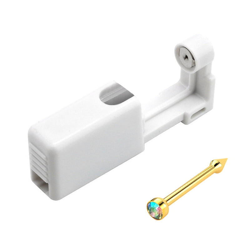 1 pc Disposable Painless Ear Piercing Nose Studs Piercing Gun Healthy Sterile Puncture Tool for Earrings Ear Piercing Gun