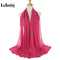 Muslim 2021 New Chiffon Hijab Scarf Women Solid Color Soft Long Shawls and Wraps Islamic Head Scarves Fashion turbante mujer