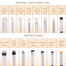 BEILI Black 10-19Pcs Makeup Brushes Natural Hair Eyeshadow Blending Eyeliner Makeup Brush Set Shader Eyebrow brochas maquillaje