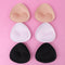 6pcs/3pair Sponge Bra Pads Push Up Breast Enhancer Removeable Bra Padding Inserts Cups for Swimsuit Bikini Padding Intimates