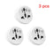 Herepow Universal Plug Converter FR AU US UK To EU Travel Adapter High Quality Home Plug Adapter 16A 250V Wall Electric Socket