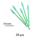 Disposable Eyelash Brush 25/50 Pcs Crystal Eye Brush Diamond Handle Mini Mascara Wands Brush Eyelash Extension Makeup Brush Set