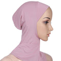 New Fashion Muslim Underscarf Women Veil Hijab Islamic Soft Cotton Solid Color Elastic Comfortable Breathable Casual Turbans