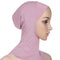 New Fashion Muslim Underscarf Women Veil Hijab Islamic Soft Cotton Solid Color Elastic Comfortable Breathable Casual Turbans