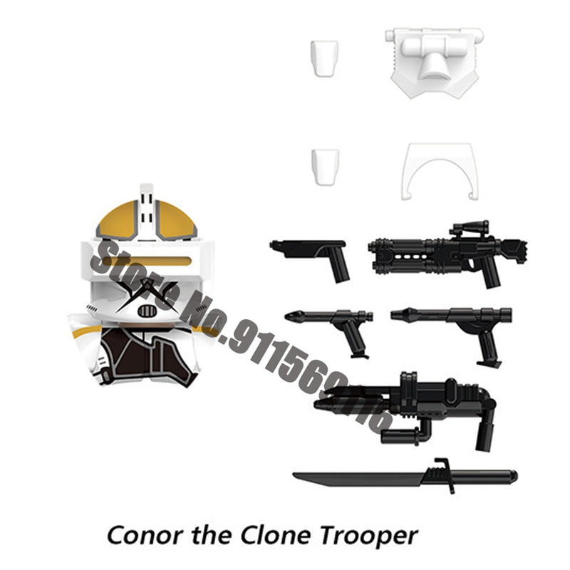 Disney Republic Commando Clone 501st Troopers Building Blocks Force 99 Scorch Sev Crosshair Wrecker Bricks Figures Toys