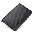 New Men women smart wallet Credit Bank card holder fashion purse Aluminum alloy Business Casual Mini wallet Brand PU Purse