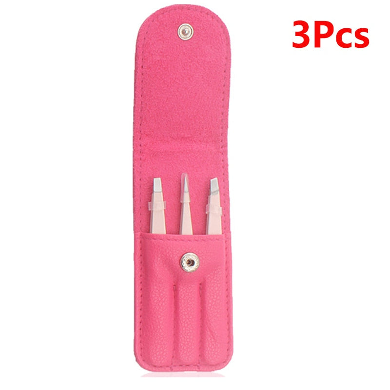 Anti-static Stainless Steel Tweezers Maintenance Tools Industrial Precision Straight Tweezers Repair Tool For Eyebrow DIY