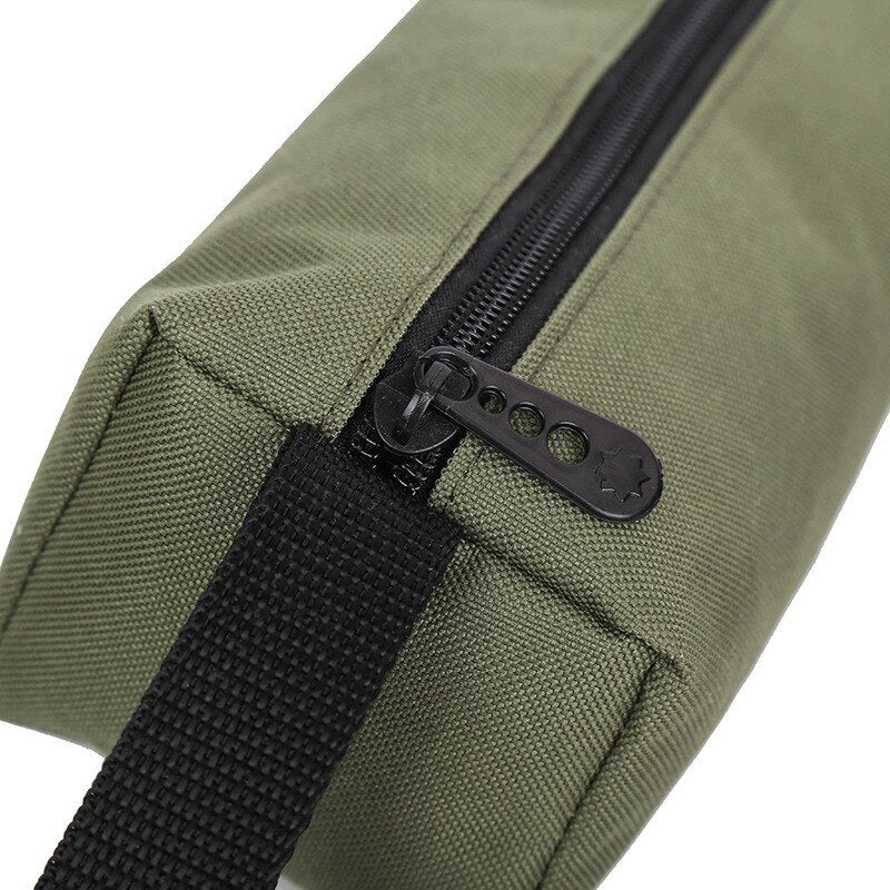 Oxford Canvas Waterproof Storage Hand Tool Bag Screws Nails Drill Bit Metal Parts Fishing Travel Makeup Organizer Pouch Bag Case