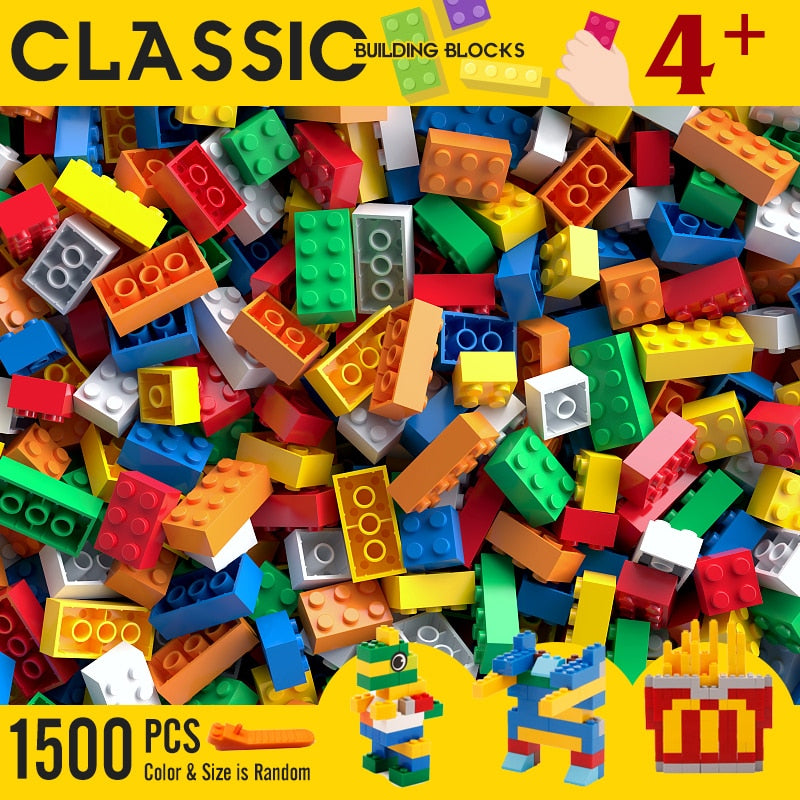 Building Blocks City Classic Brand Creative Bricks Bulk Model Figures Educational Kids Toys Small Size All Available