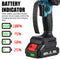 6 Inch Mini Electric Chain Saw With Battery Indicator 1500W 88V Rechargeable Woodworking Tool For Makita Battery 18V EU Plug