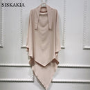 Siskakia Dubai Turkish Turban Solid Muslim Women khimar Wrap Malaysia Shawls Scarves Moroccan Hijabs 15 colors Eid 2021