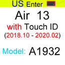 Keyboard Cover for Macbook Air 13 M2 Pro 13 M1 14 Max 15 16 Bar ID 17 Retina 11 Silicone Protector Skin Case A2337 A2442 A2681