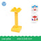 Blocks Amusement Park Accessory Slide Ladder Swing Seesaw Carousel Big Large-particle City Building Children&