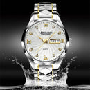 Free Dropping Role Watch Men Quartz Mens Watches Top Luxury Brand Watch Man Gold Stainless Steel Relogio Masculino Waterproof