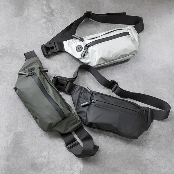 Waterproof Man Waist Bag Fanny Pack Fashion Chest Pack Outdoor Sports Crossbody Bag Casual Travel Male Belt Bag Hip Waist Packs