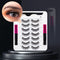 3/5/7Pairs Magnetic Eyelashes False Lashes Repeated Use Eyelashes Waterproof Liquid Eyeliner With Tweezer Makeup Set