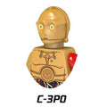 Disney R2-D2 Building Blocks C-3PO General Grievous R4-P17 K-2SO IG88 Battle Buzz Droid Star Bricks Action Figures Christmas Toy