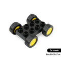 New Large Building Blocks Children Toys Cartoon Princess Carriage Car Airplane Vehicle Model Big Size Bricks Gift For Children