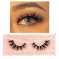 FOXESJI Makeup Eyelashes 3D Mink Lashes Fluffy Soft Wispy Natural Cross Lash Extension Reusable Fake Lashes Mink False Eyelashes