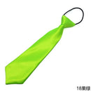 Children Elastic Tie Necktie School Boys Girls Kids Baby Wedding Fashion Solid Color Tie Wedding Students Necktie Neck Tie