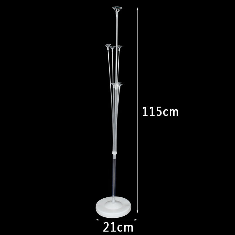 Tubes Balloons  Base Holder Column Stand Confetti Latex Foil Balloon Accessories Kids Birthday Baby Shower Party Decora Supplies