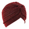 Fashion Muslim Turban Scarf For Women Islamic Inner Hijab Caps Twisted Arab wrap Head Wraps Musulman Turbante Mujer