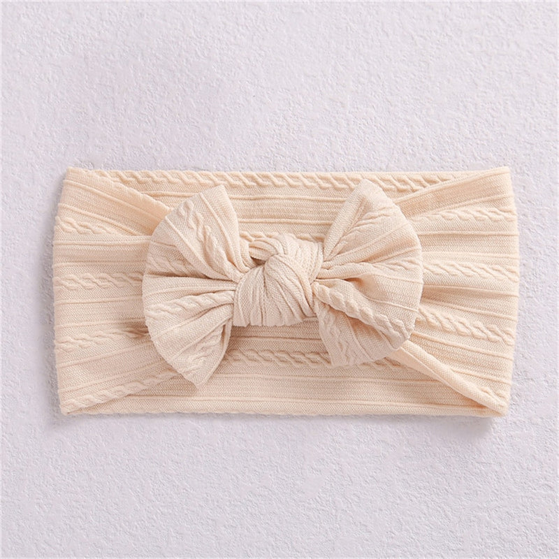 BalleenShiny Fashion Florals Headband Newborn Baby Elastic Princess Hairbands Child Kids Pearl Fresh Style Cute Headwear Gifts