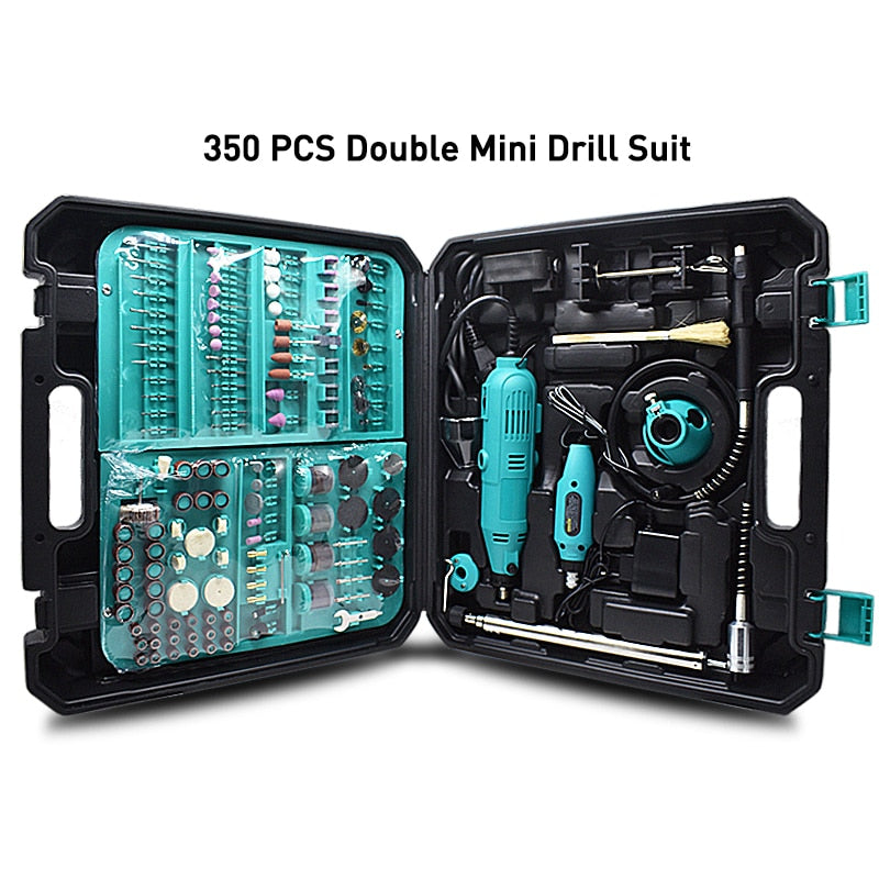 2PCS DIY Power Tools Electric Drill Variable Speed Dremel Accessories Mini Stand For Drill Engraver Electric Micro Rotar Tool